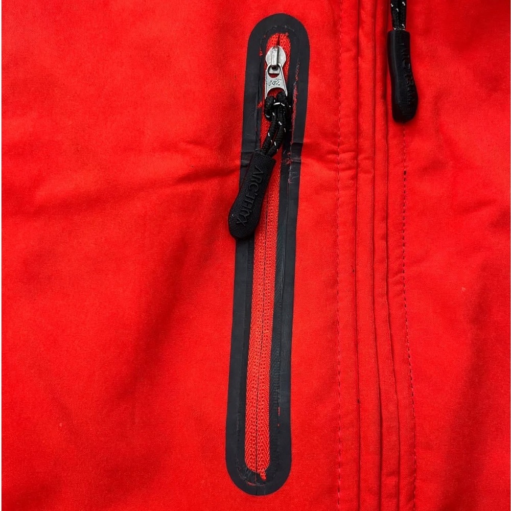 Arcteryx Gore Windstopper Softshell Jacket Womens M Red Fleece Lined Full Zip - Picture 6 of 11